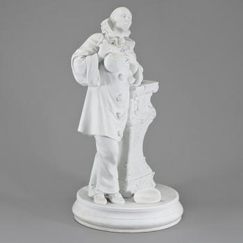 FIGURIN, parian, 1900-tal.