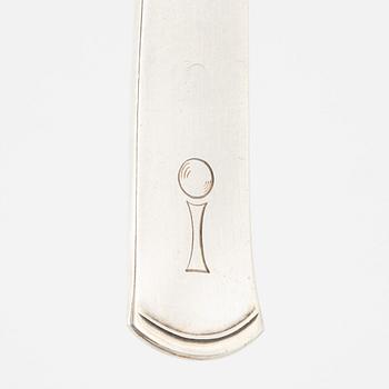 Jacob Ängman, a 152-piece silver flatwear set, 'Rosenholm', GAB, Sweden, 1944-75.