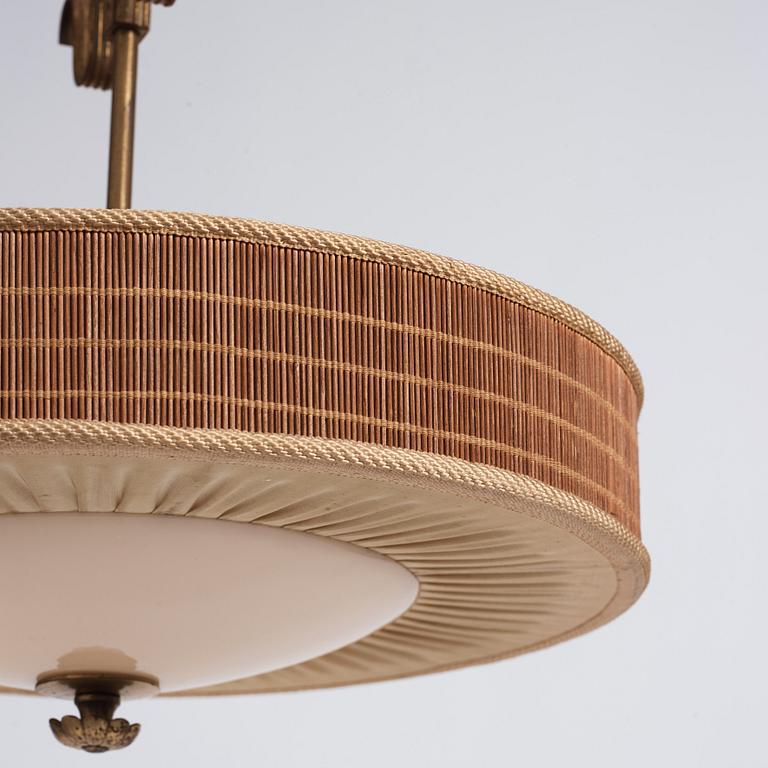 Harald Notini, a ceiling lamp, model '11396', Arvid Böhlmarks Lampfabrik, Sweden, 1940s.