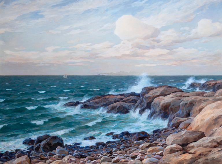 Thure Sundell, COASTAL LANDSCAPE.