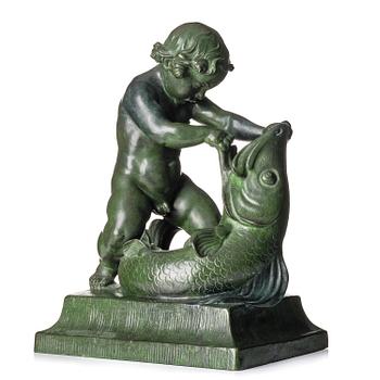 868. Alfred Ohlson, "Boy with fish".