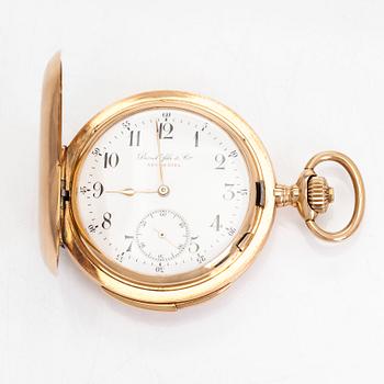 Borel fils & Cie, pocket watch, hunter, quarter repeater, 54 mm.