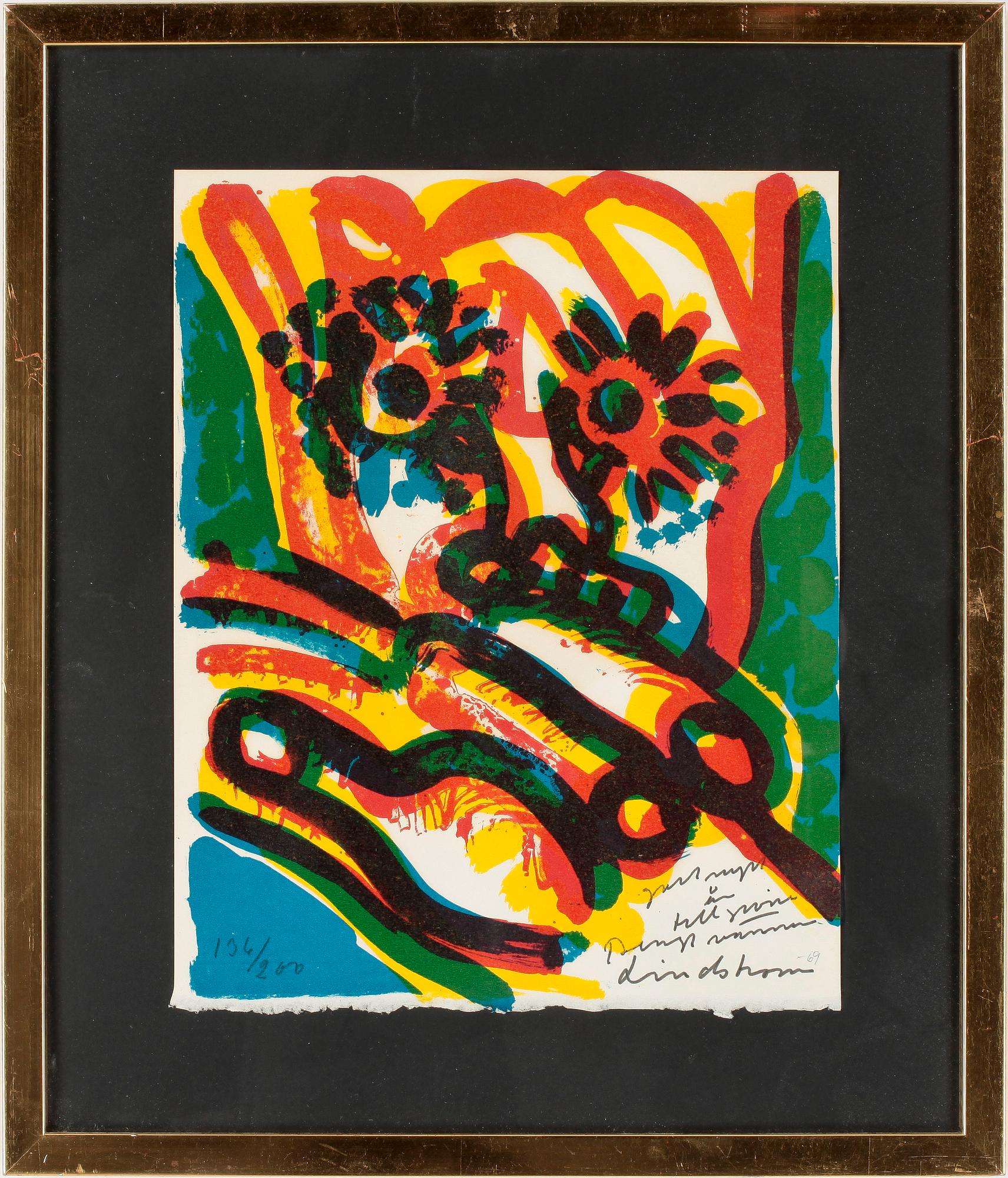 BENGT LINDSTRÖM, färglitografier 2 st. Signerade och numrerade 96/100 samt 136/200.