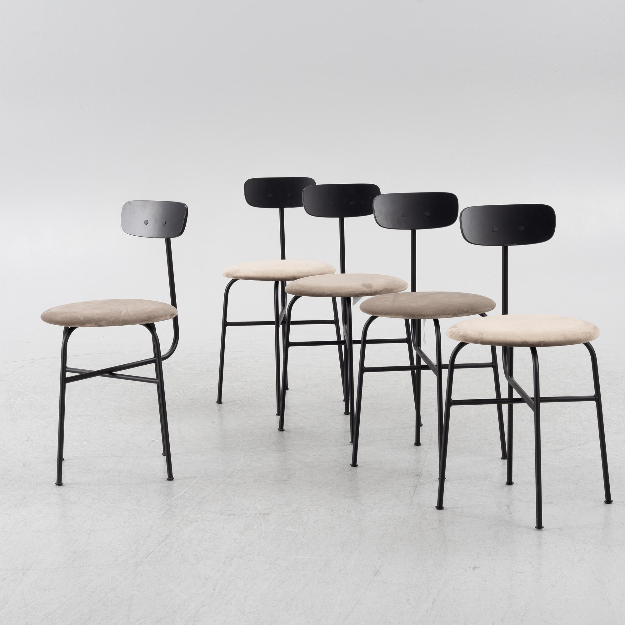 Afteroom, chairs, 5 pcs, "dining chair plus", Menu.