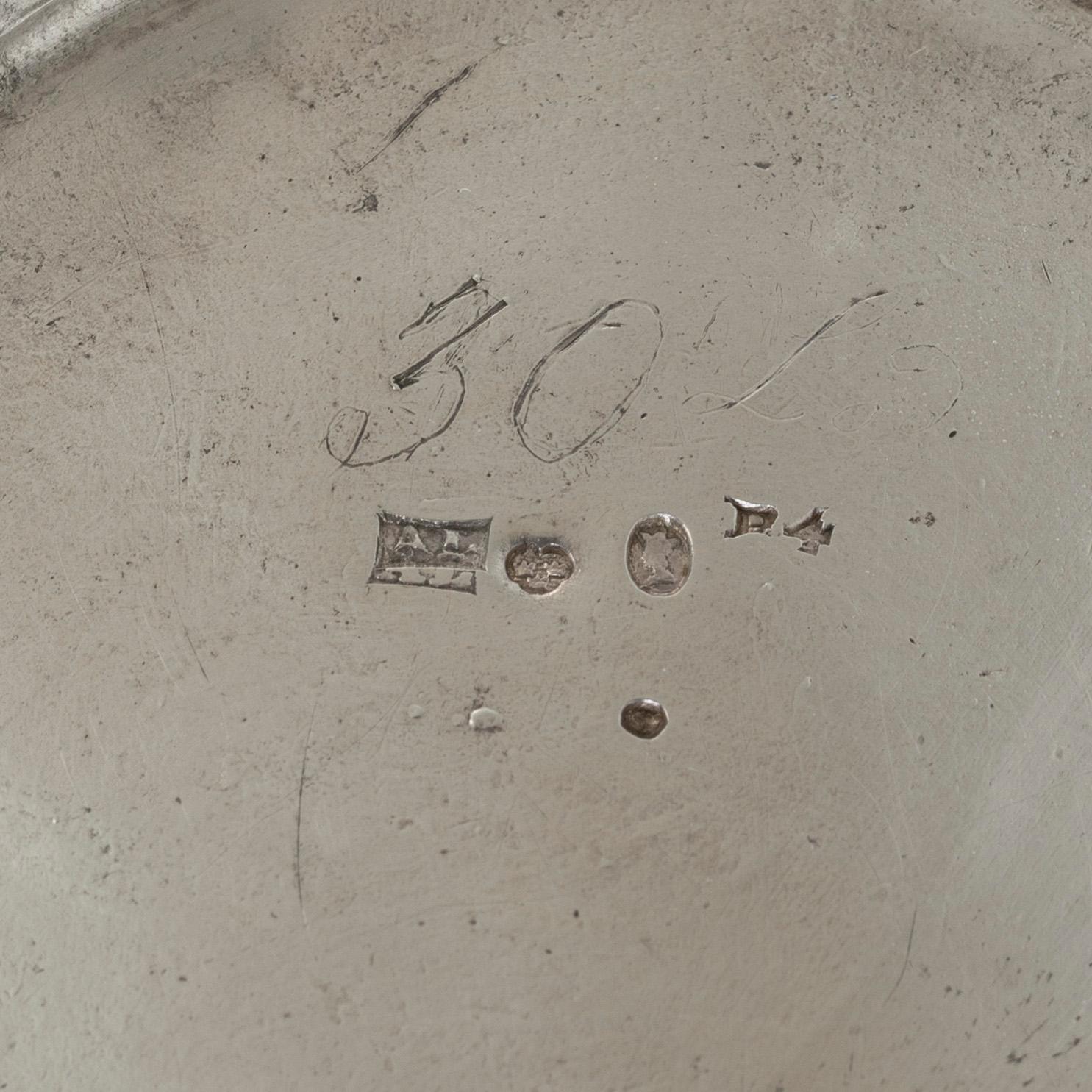 Anders Lundqvist, kaffekanna, silver, Stockholm 1845.