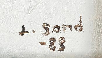 LENNART SAND, olja på duk, signerad och daterad -83.