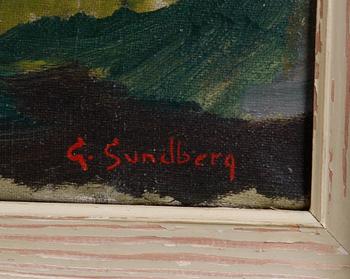 OKÄND KONSTNÄR, olja på duk, sign.