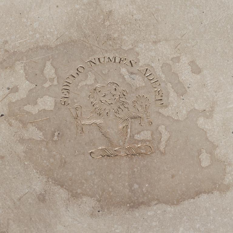 Richard Meach, konfektkorg, silver, London 1767.