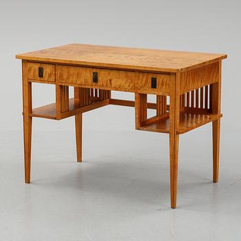 Alf Wallander, attributed to. A birch desk, early 20th Century.