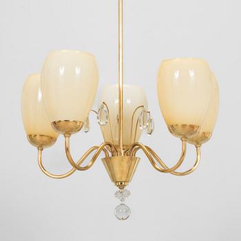A mid-20th century ceiling light, model 50613, Sievä for Idman, Finland.