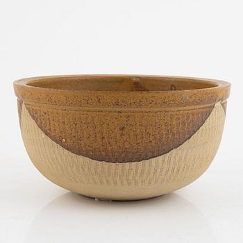 Karin Björquist, a unique stoneware bowl, Gustavsberg, Sweden.