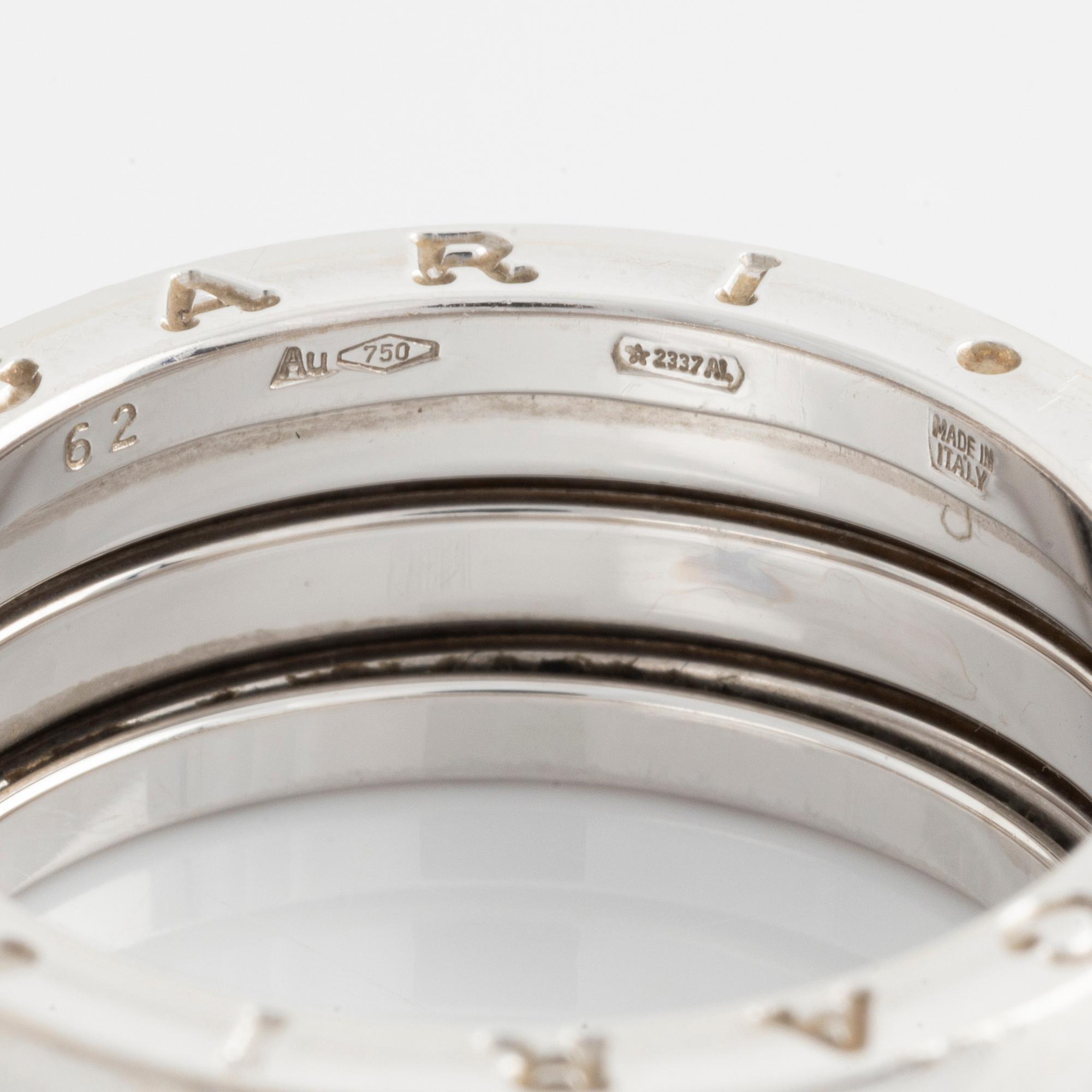 Bulgari ring B.zero1, 18K vitguld.