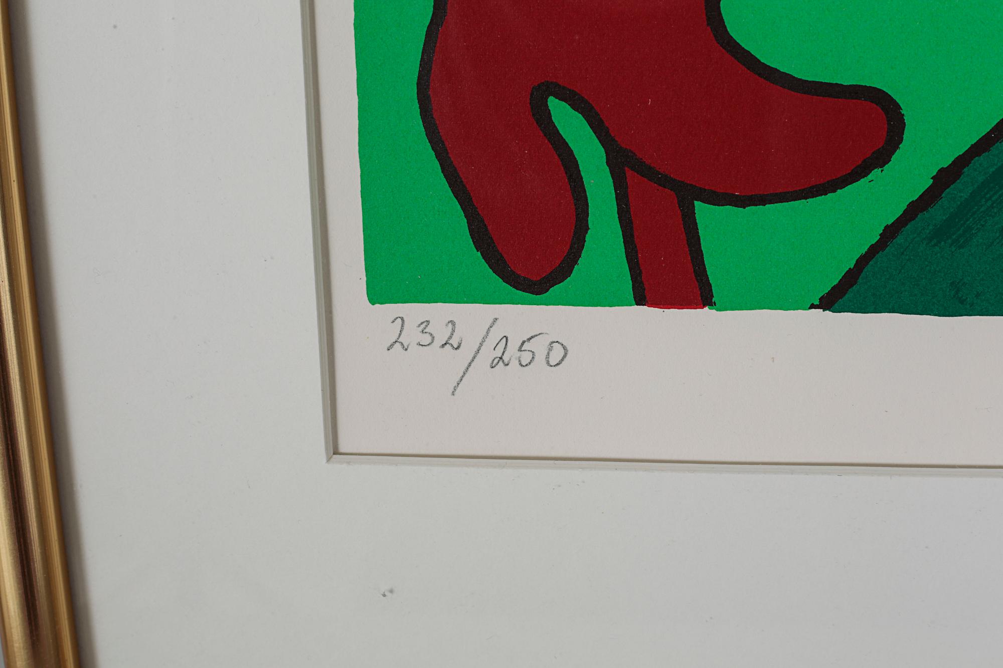 BEVERLOO CORNEILLE, färglitografi, signerad och numrerad 232/250.