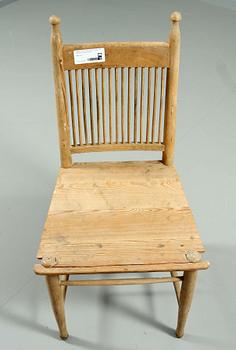 STOL, "Arbetarmöbeln" design Carl Westman, formgiven 1899.