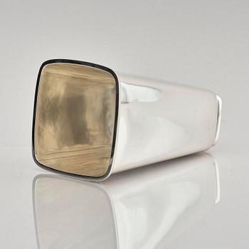 Åke Strömdahl, a sterling silver vase, company Hugo Strömdahl AB, Stockholm 1961.