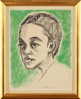 Agnes Cleve · AGNES CLEVE, pastell, signerad och daterad 31.
