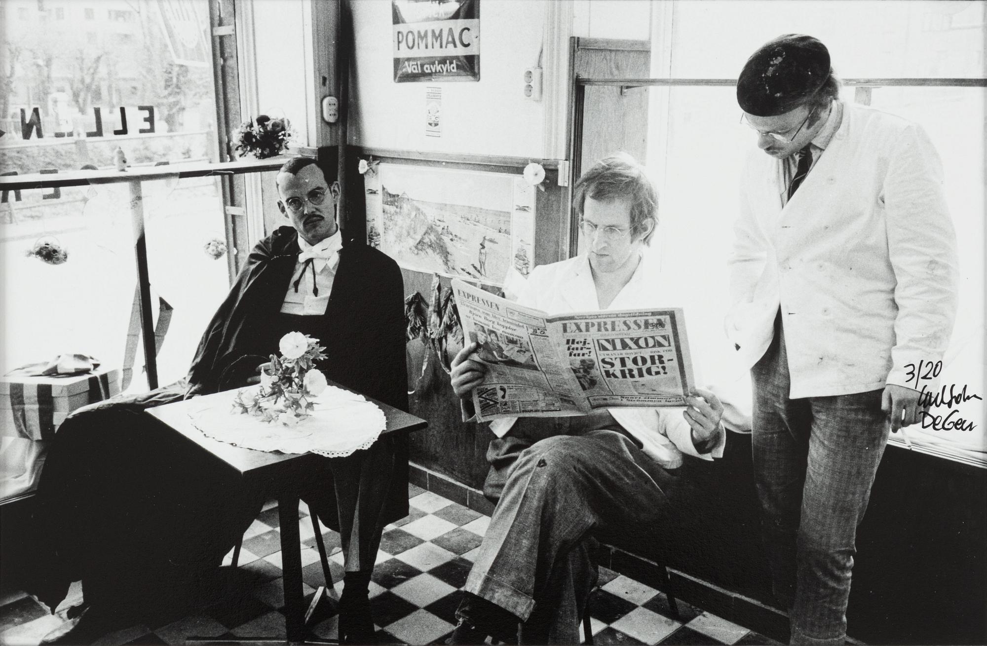 Carl Johan De Geer, At Ellen's Bakery, From "Tårtan", 1972.