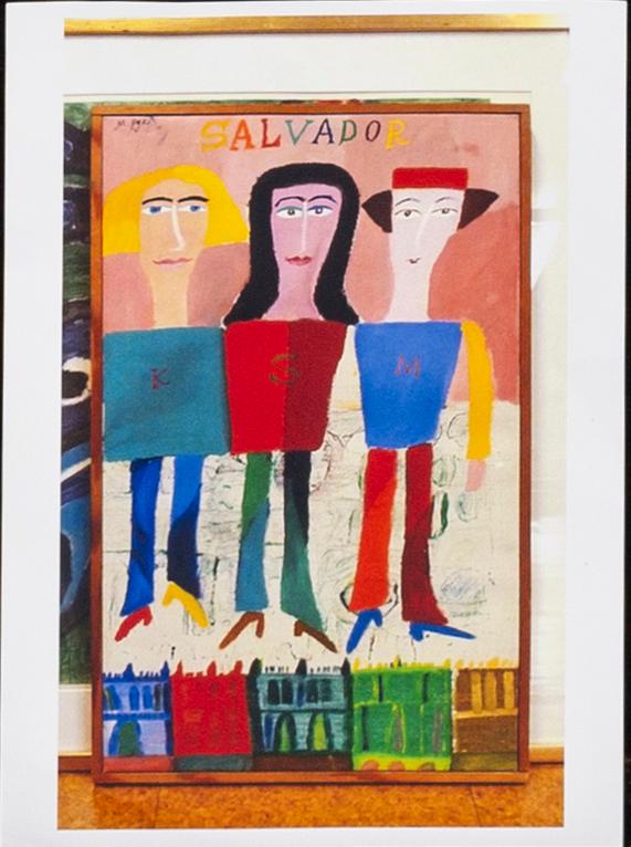 MADELEINE PYK, oil on canvas signed.