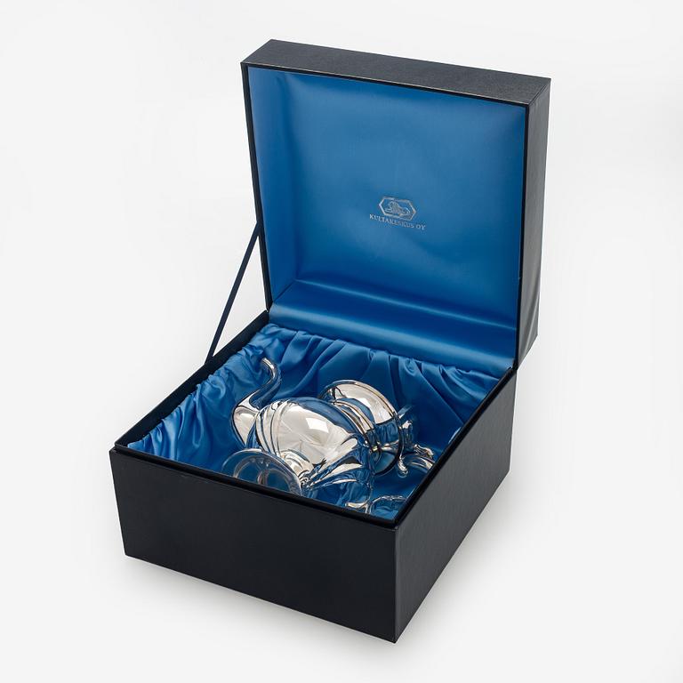 Kahvikannu, hopea, Kultakeskus Tavastehus, 1992.