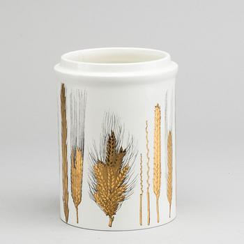 PIERO FORNASETTI, burk/urna porslin,  Italien, 1900-talets andra hälft.
