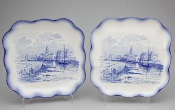 MATSERVIS, 57 delar, "Terre de fer Vermont feres", Paris, omkring 1900.