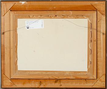 ALBERT SJÖSTRÖM, olja på pannå, sign och dat 1957.