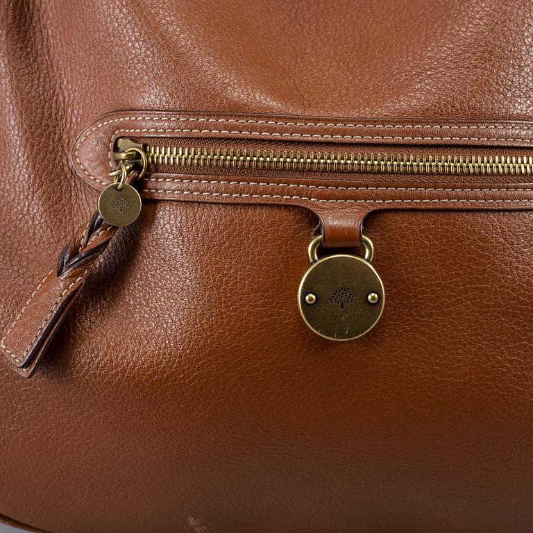 MULBERRY, a 'Somerset' brown leather handbag, 2014.