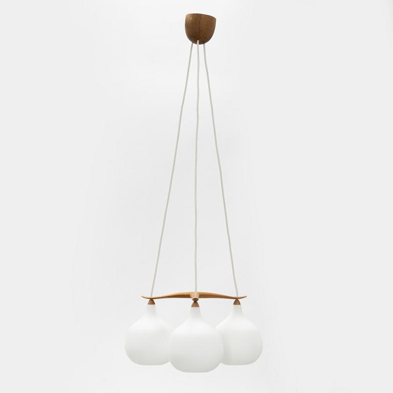 Uno & Östen Kristiansson, taklampa, Luxus, Vittsjö, 1960/70-tal.