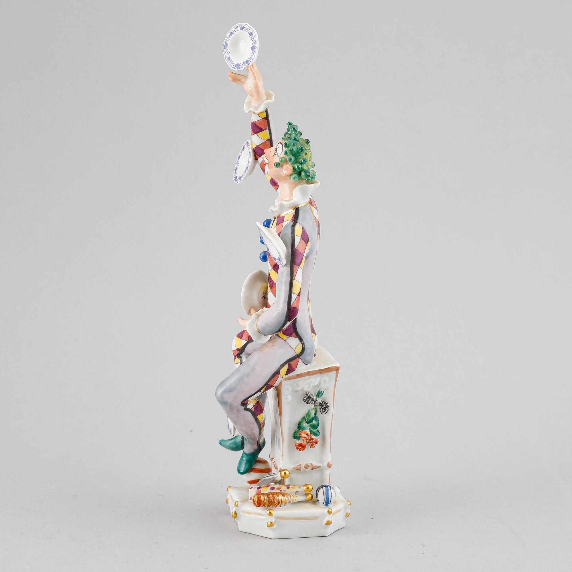 Peter Strang, a Meissen porcelain figurine, Germany.