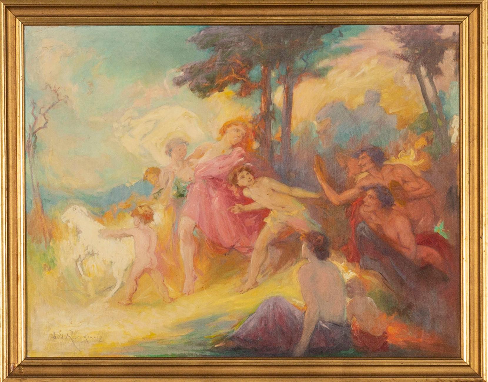 ARILD ROSENKRANTZ, olja på duk, signerad.