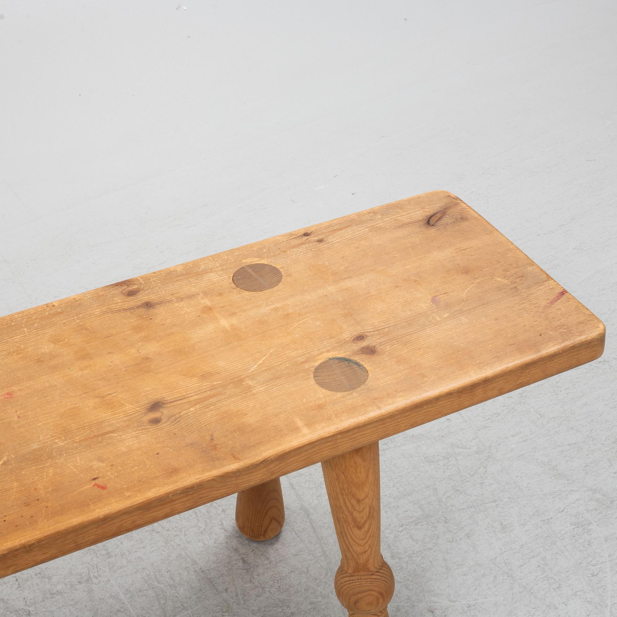 Bänk, 1900-talets mitt.