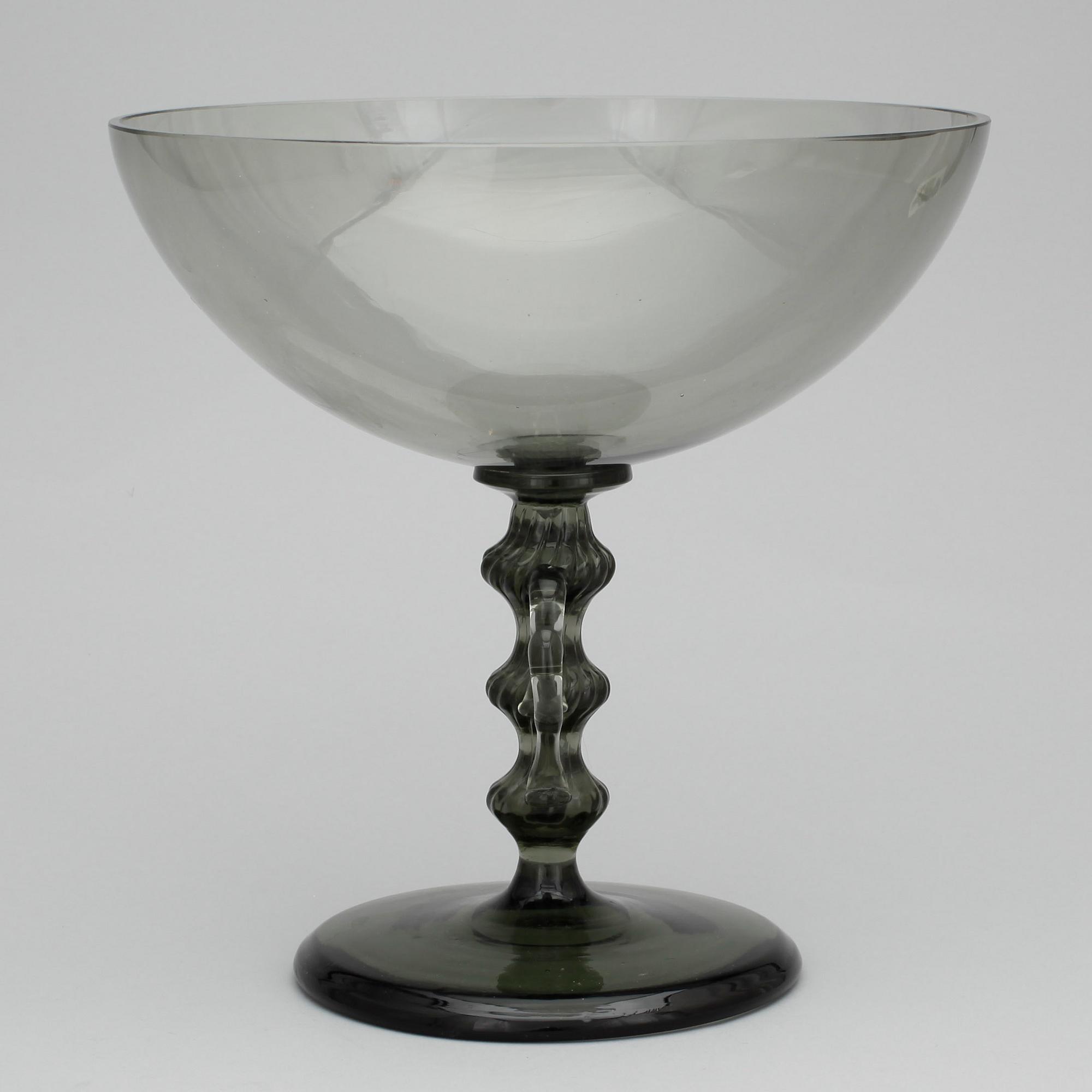 SKÅL, glas, "Vingarna", Simon Gate, Sandvik, omkring, 1920.