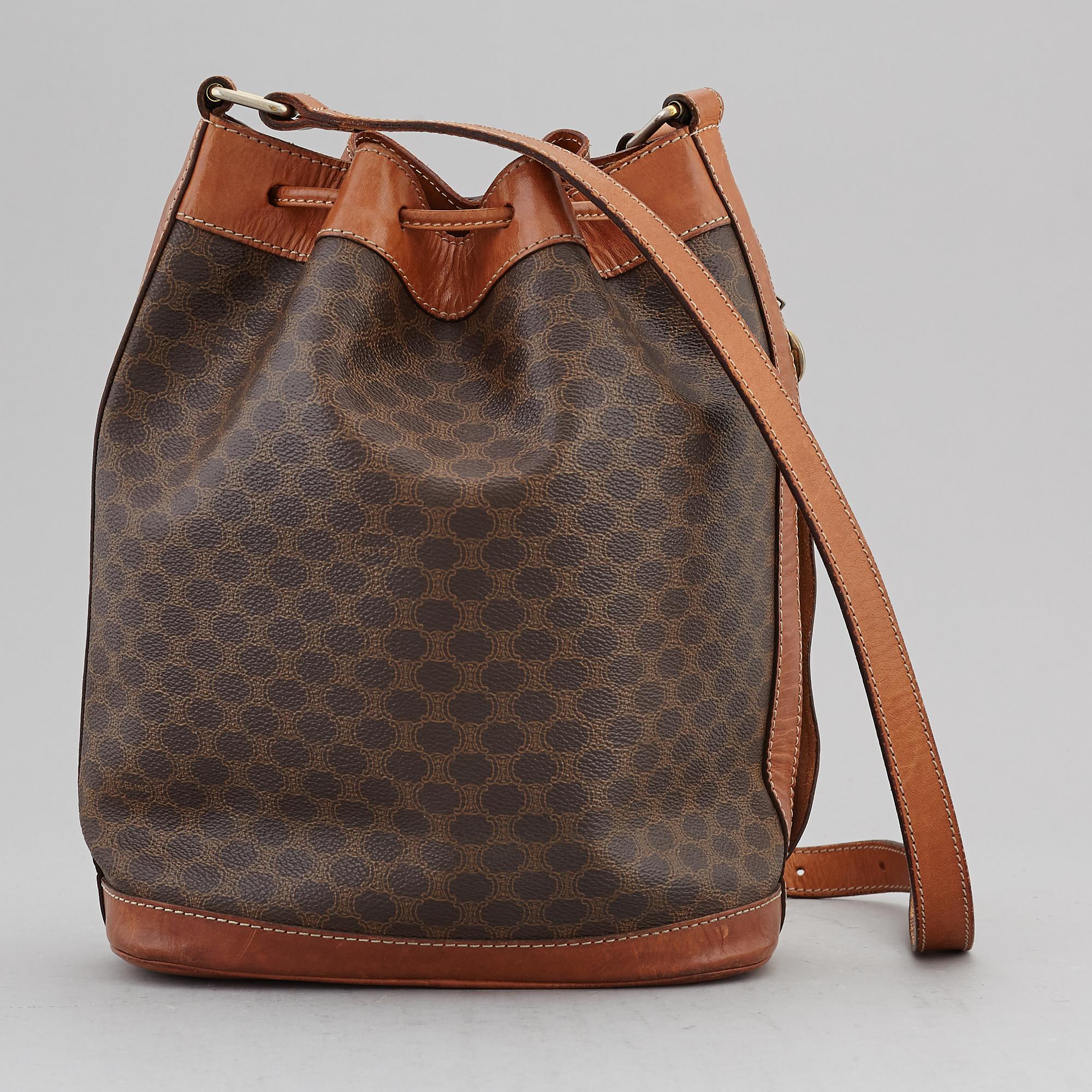 CÉLINE, 'Macadam Bucket Bag'.