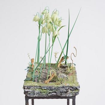 Veit Laurent Kurz, stål, frigolit, akryl, plast, 2014.