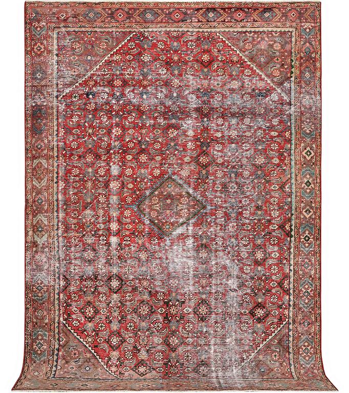 Matta, orientalisk, vintage design, ca. 289 x 190 cm.