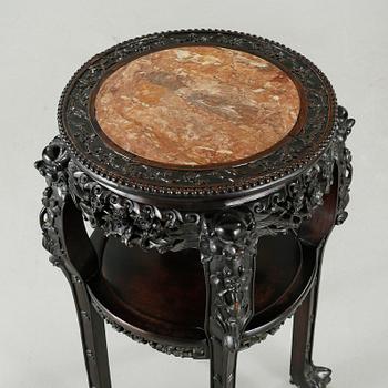 A pedestal / side table, China, 20th Century.