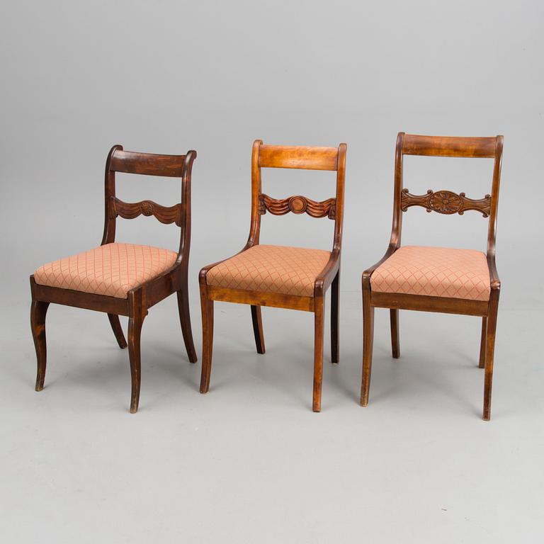 Ten similar Finnish mid-19th Century chairs.