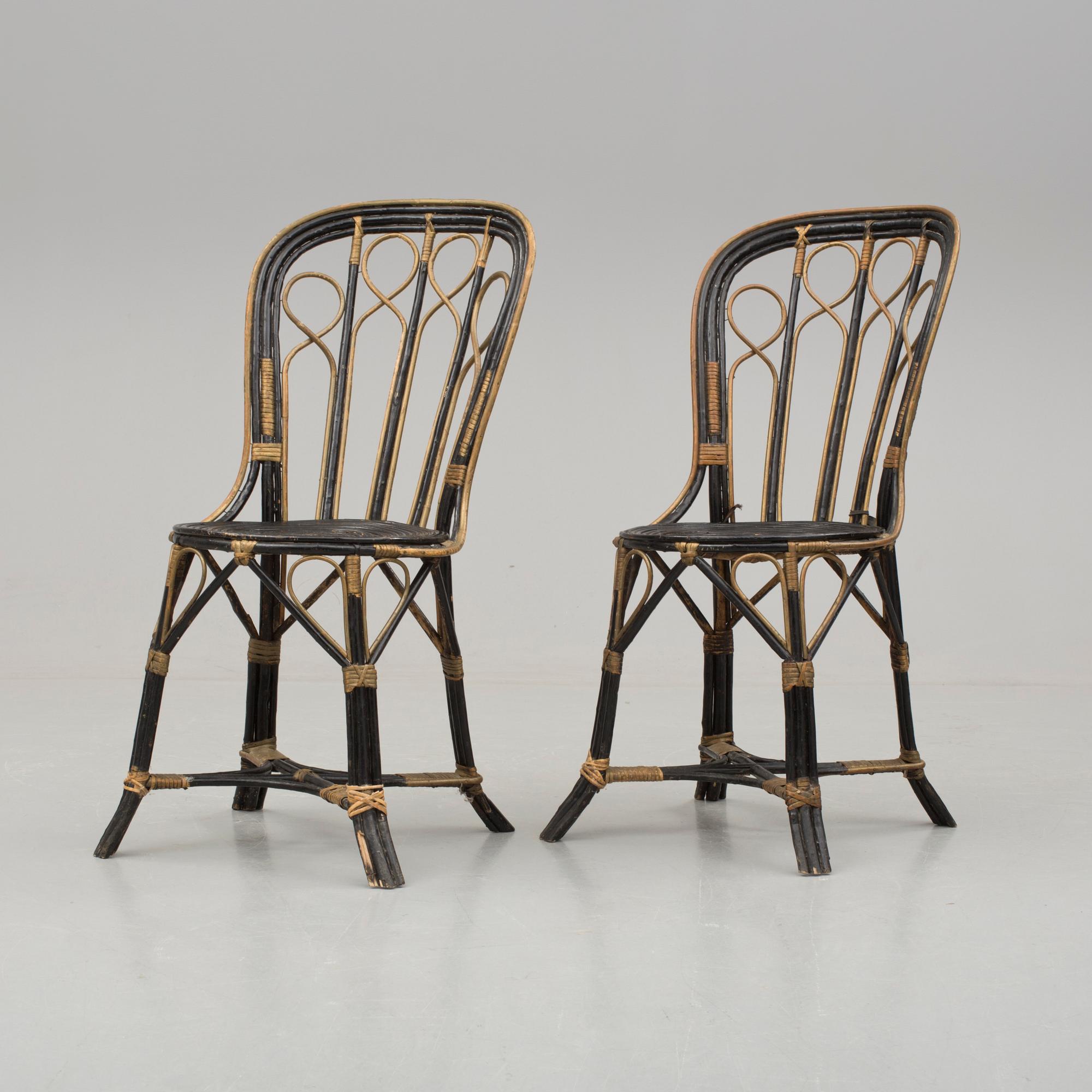 STOLAR, ett par, 1800-talets slut.
