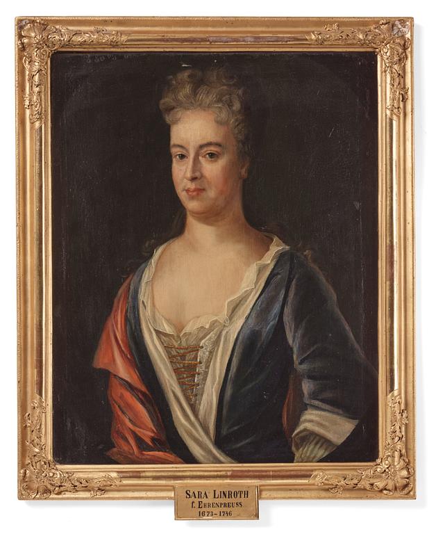 Martin Mijtens d.ä, "Sara Linroth" (née Ehrenpreus) (1673-1746).