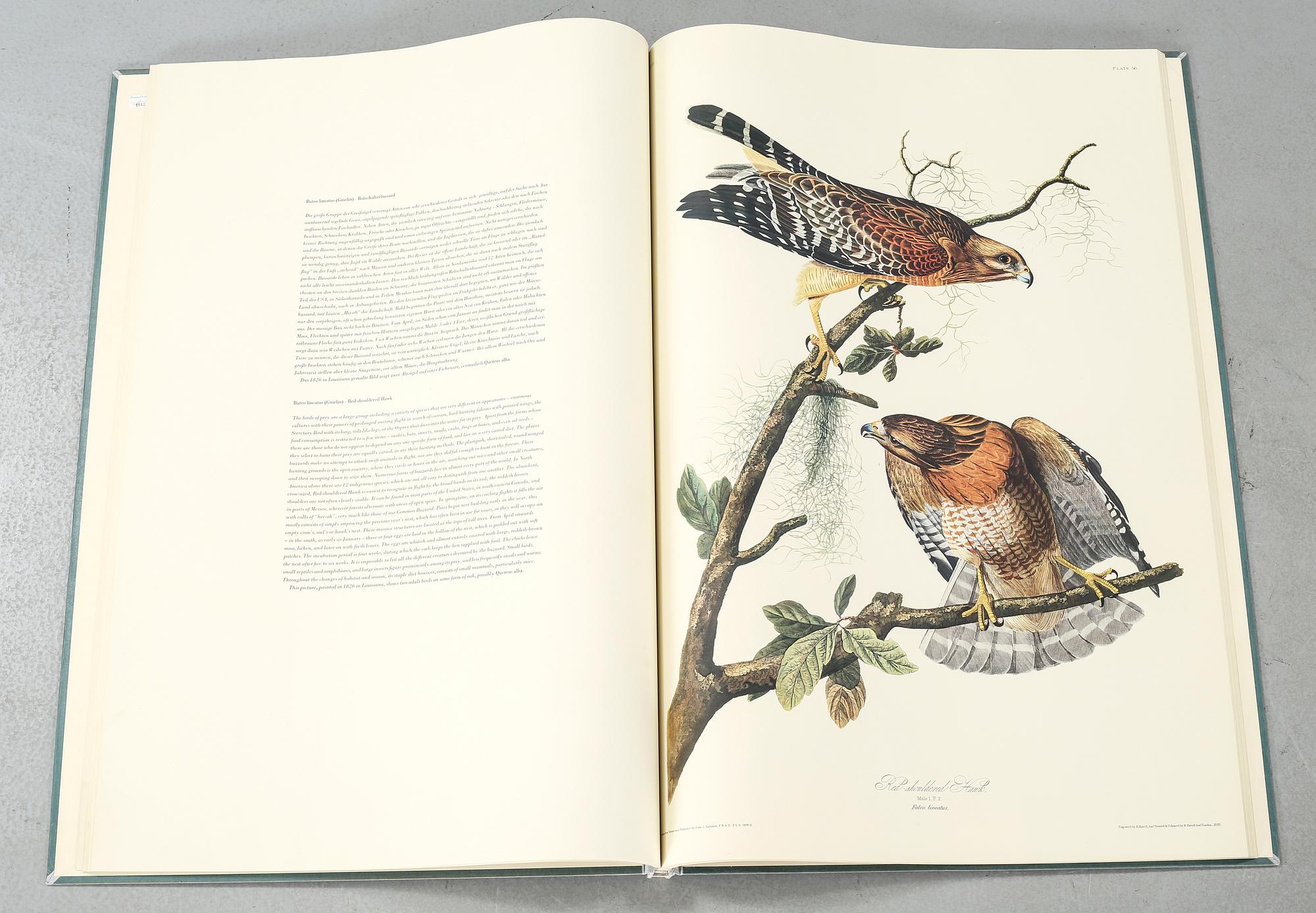 BOK, "The Birds of America", volym I, John James Audubon, numrerad 456/500, 1973.