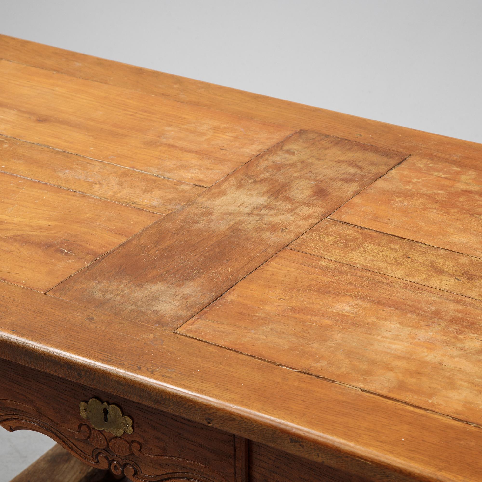 A 19th century baroque style table.