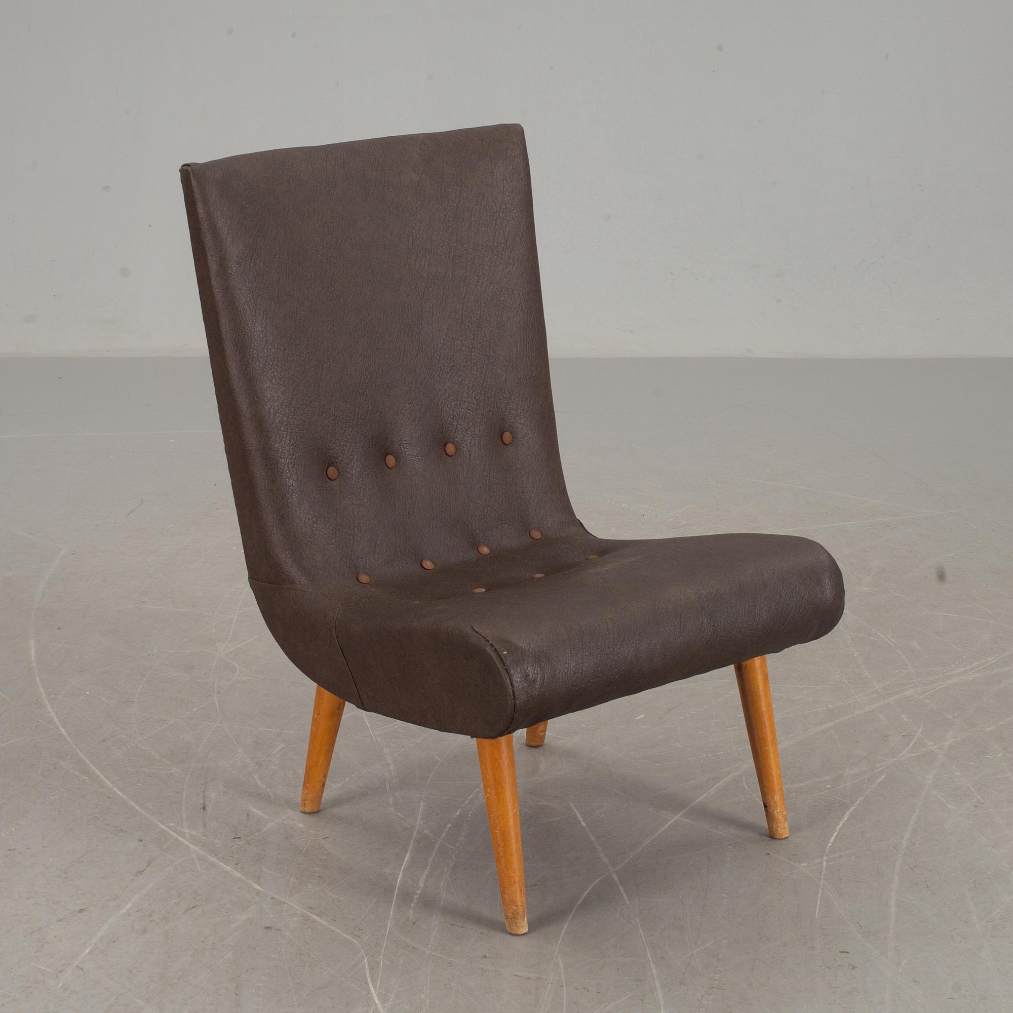 FÅTÖLJ, 1950-60-tal.