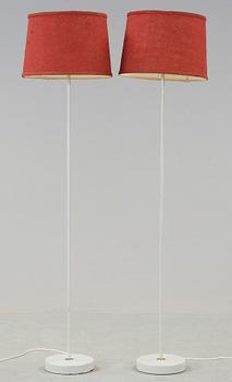 GOLVLAMPOR, ett par, 1960-tal.