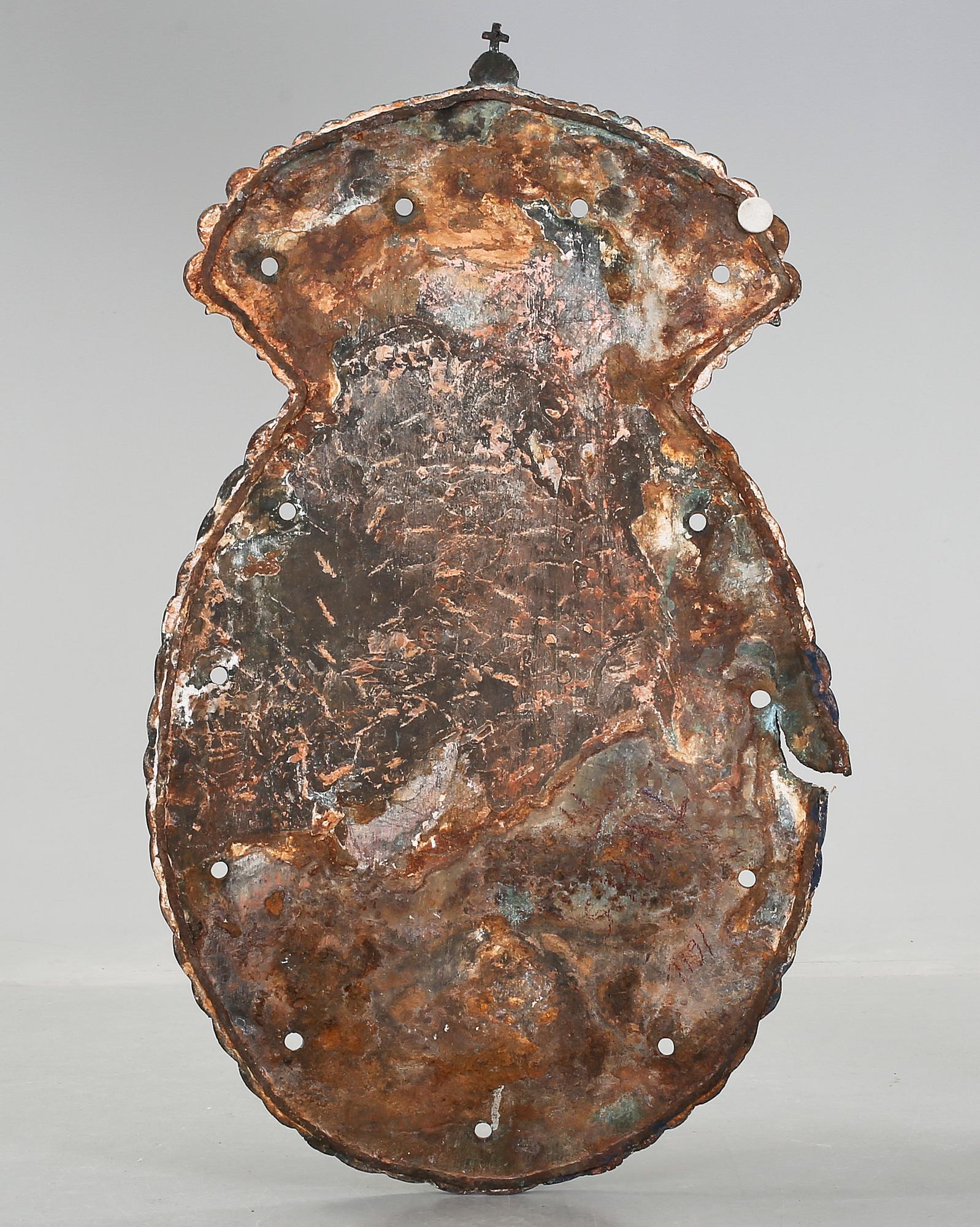 SKÖLD, mässing, Kungliga sjöfartsstyrelsen, 1800/1900-tal.