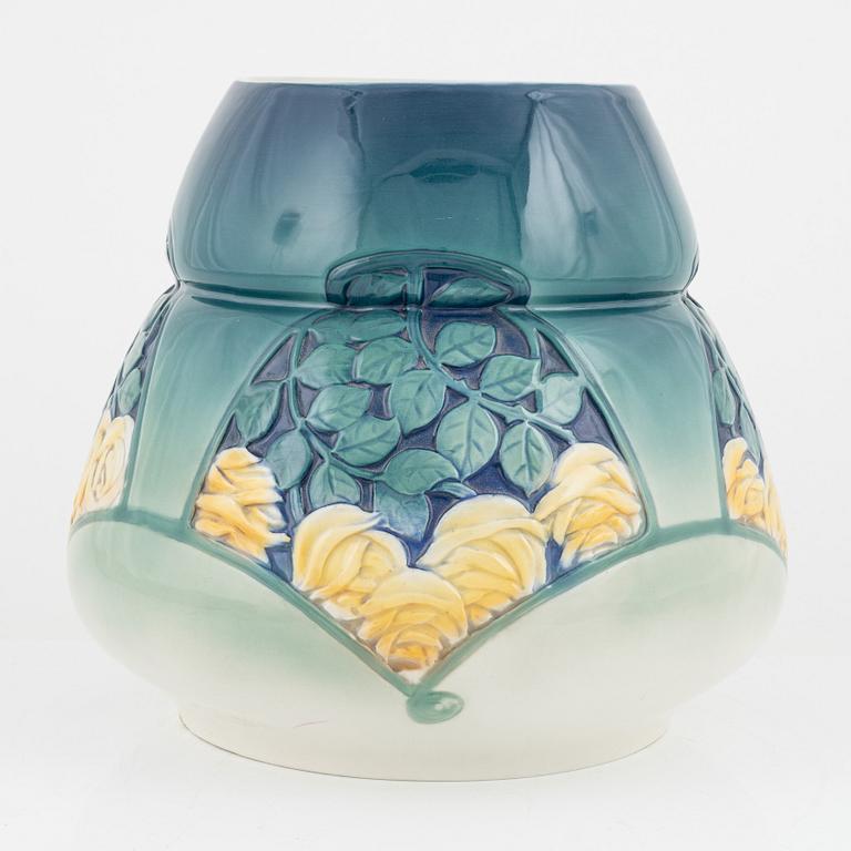 Alf Wallander, an art nouveau ceramic planter from Rörstrand, early 20th Century.