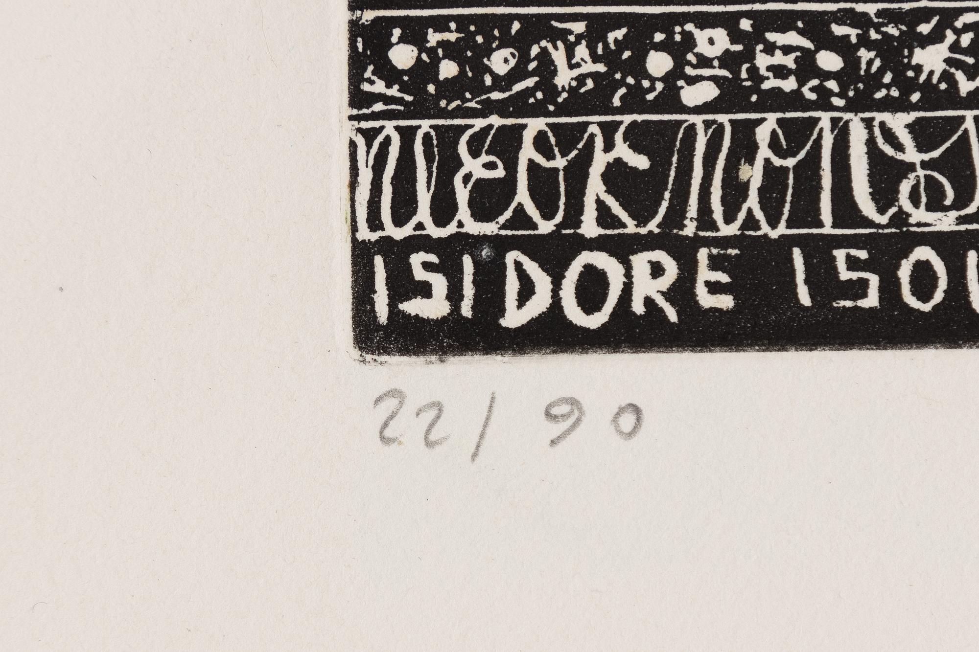 Folder with graphic prints by various artists "Les Hypergraphies".