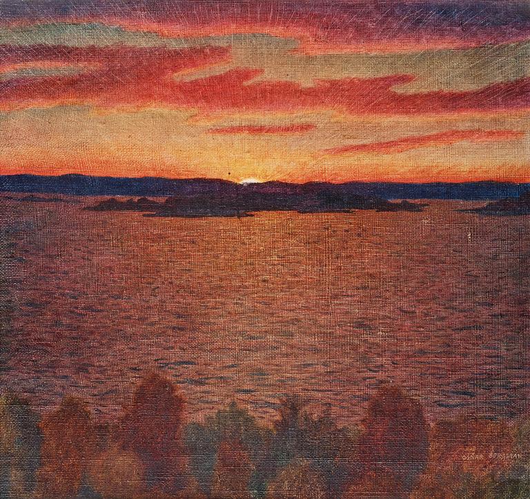 Oskar Bergman, Sunset.