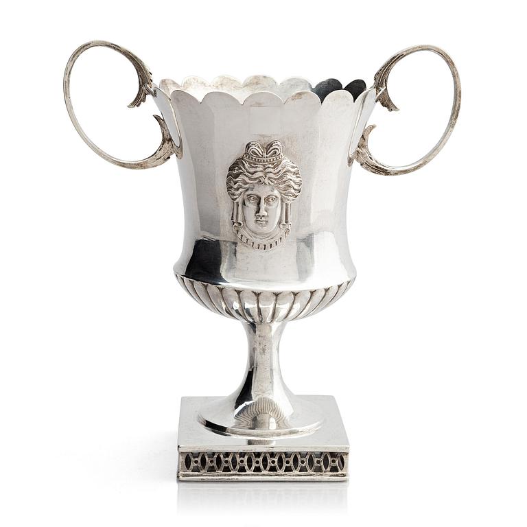 Pehr Zethelius, pokal, silver, Stockholm 1807. Empire.