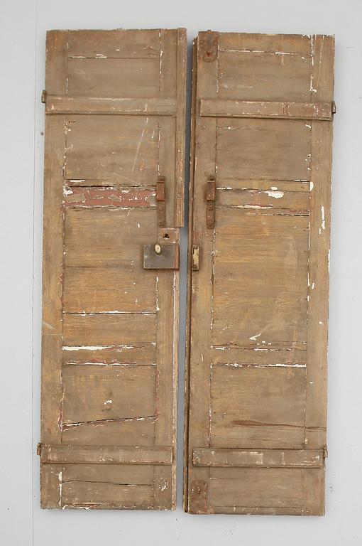 DÖRRAR, 1 par, Sverige, 1800-talets första hälft.