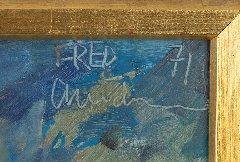 Fred Andersson, oil on canvas, signed and dated -71.